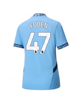 Manchester City Phil Foden #47 Heimtrikot für Frauen 2024-25 Kurzarm